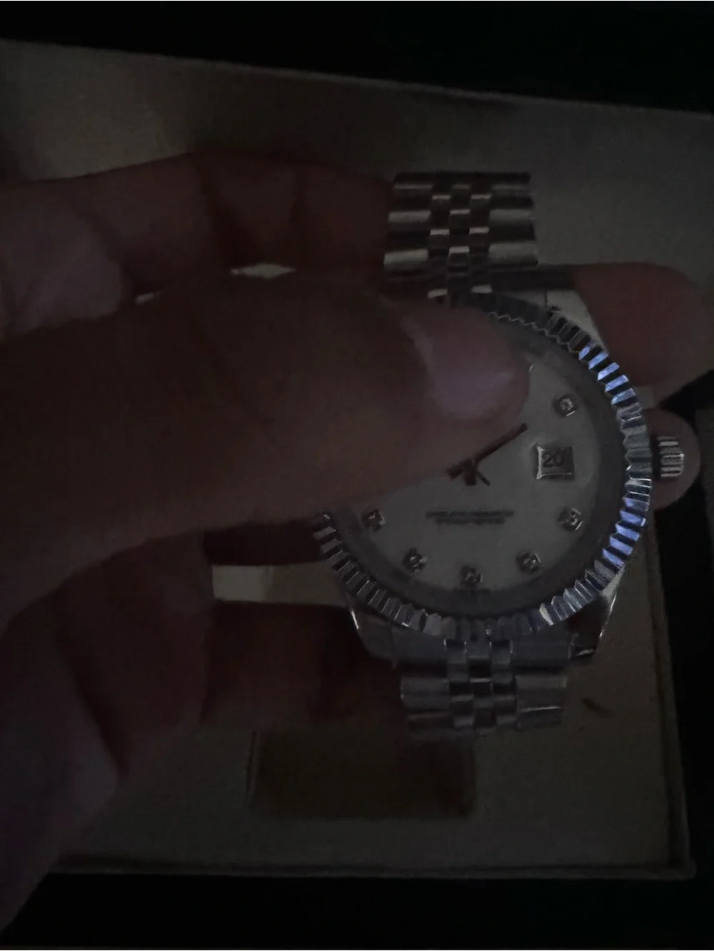 Stainless Steel Silver Smartwatch Case - Silver